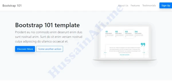 Bootstrap 101 Single Page featured image