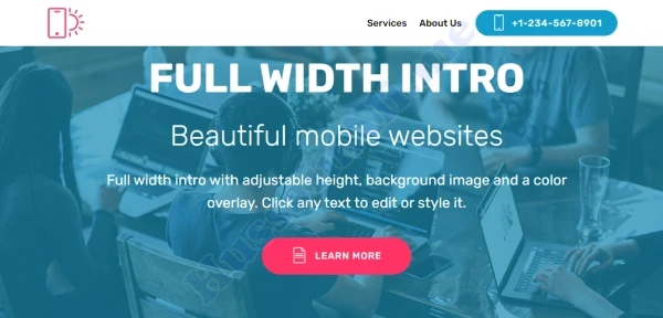 Full Width Intro featured image