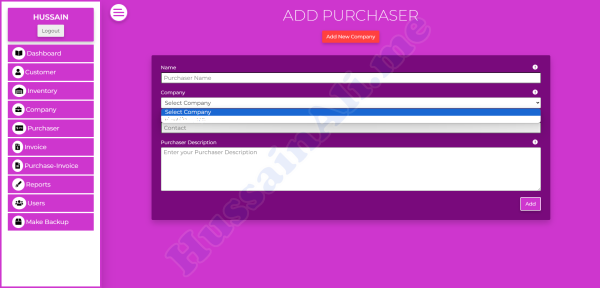 Create Purchaser